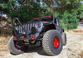 Jeep Wrangler with Black Rhino Reno Beadlock